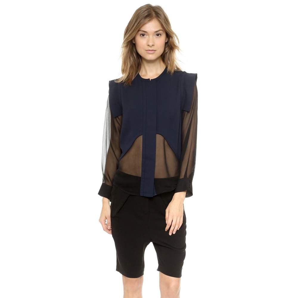 IRO Structured Bindy Blouse Size 38